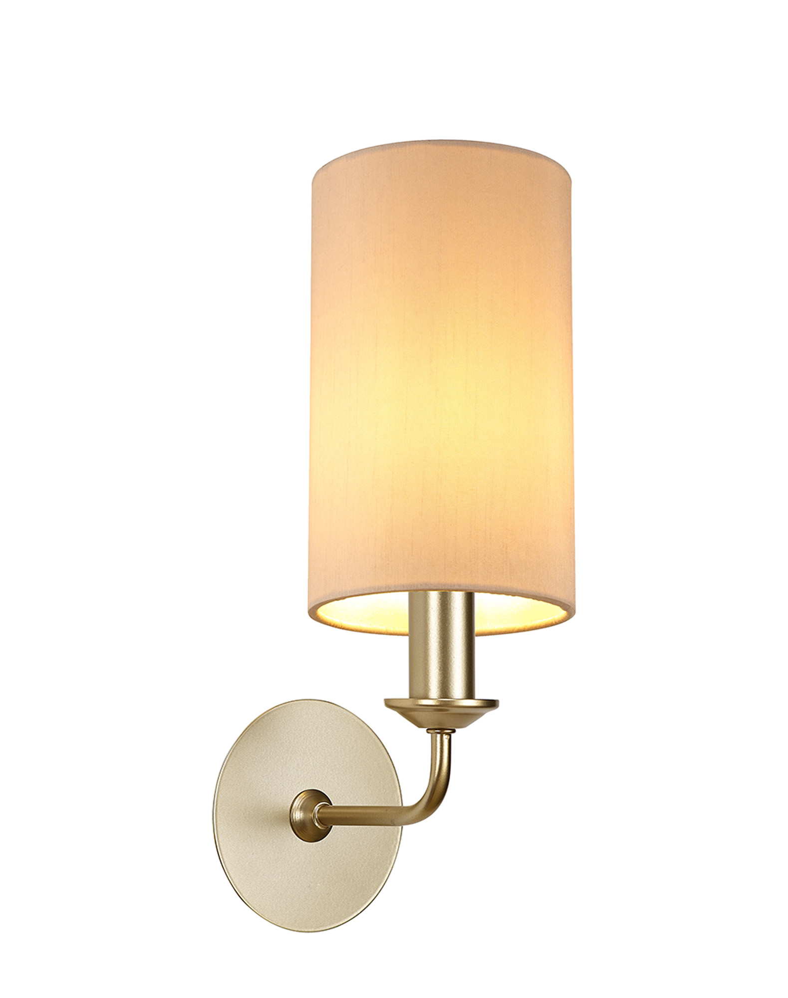 DK0955  Banyan Wall Lamp 1 Light Champagne Gold, Nude Beige/Moonlight